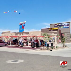 Balloons are flying high in Surprise, AZ for the big Grand Opening